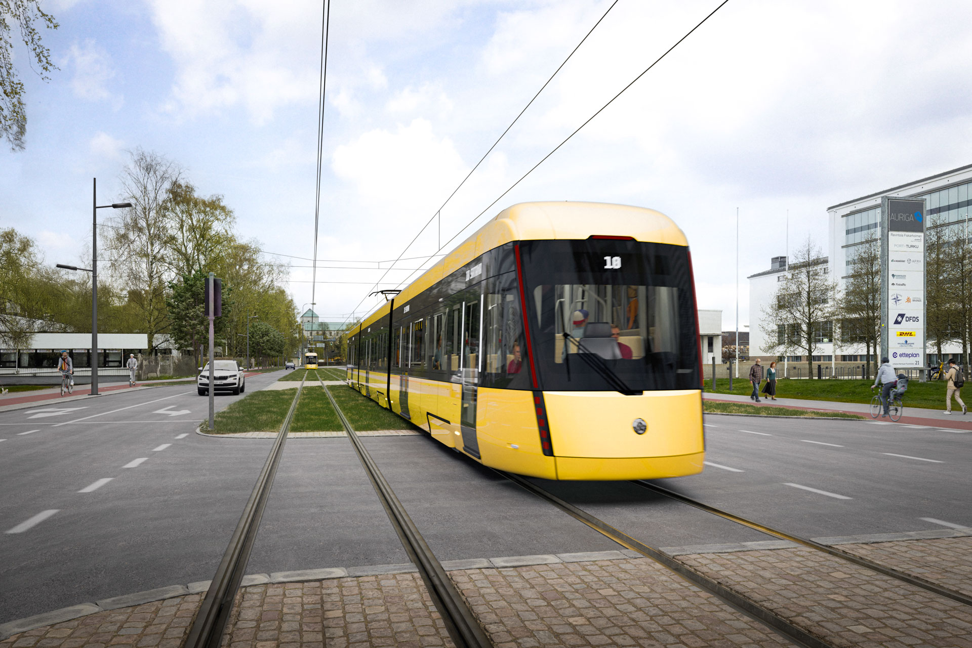 Turun vihreät ry kannattaa raitiotietä Turkuun